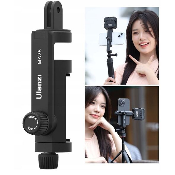 Uchwyt Mocowanie Na Telefon Smartfon Na System Gopro Iso Obrót 360s Ulanzi / Ma28