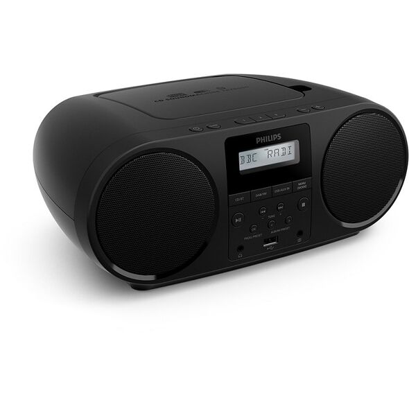 Philips TAZ6000/10, Black, Portable CD player