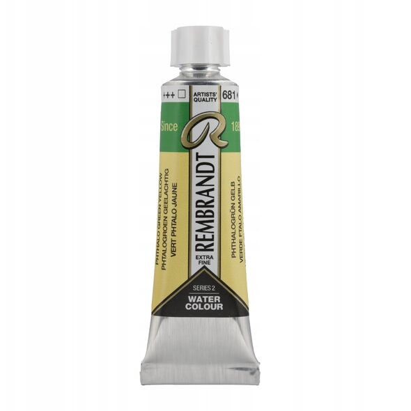 Rembrandt Watercolour Tube Phthalo Green Yellow 681