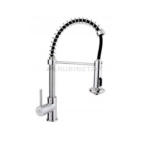 Sink faucet RUBINETA ULTIMA-50 with pull-out shower head