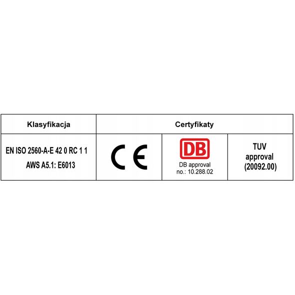 Welding electrodes MONOLITH RC TM, 3.2 x 350 mm, 2.5 kg, for mild steel