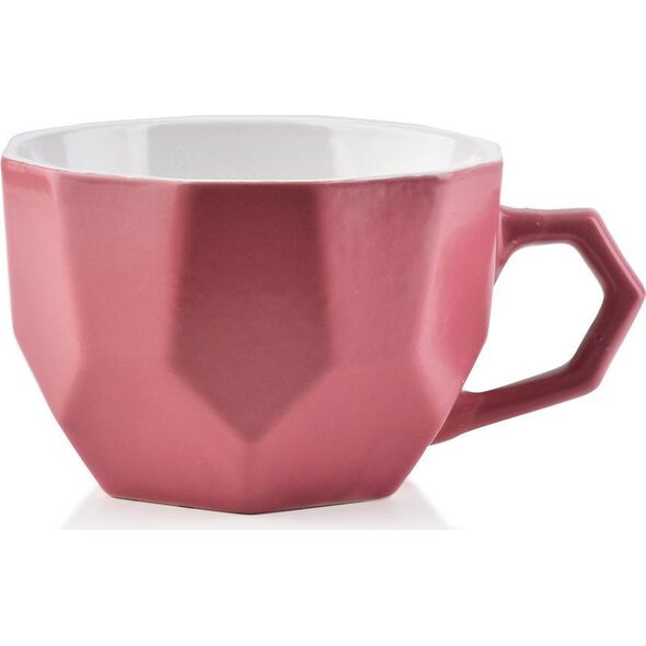 Affek Design SALLY GEO PINK Kubek 450ml              12x15xh7.8cm