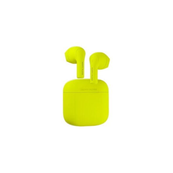 Happy Plugs Joy - bezprzewodowe słuchawki douszne (neon yellow)