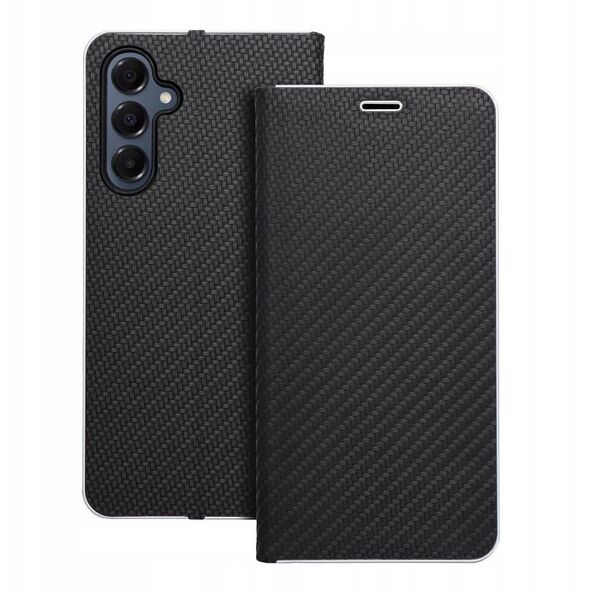 Kabura LUNA Book Carbon do SAMSUNG A16 5G czarny