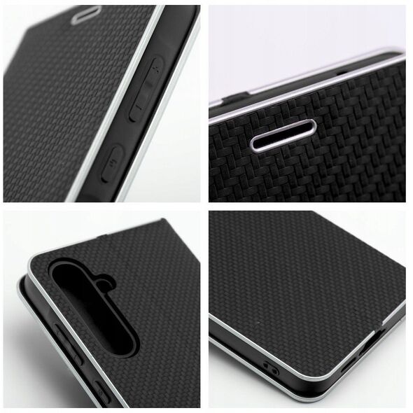 Kabura LUNA Book Carbon do SAMSUNG A16 5G czarny