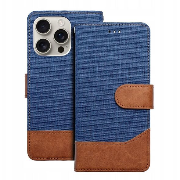 Kabura JEANS Book do IPHONE 16 niebieski