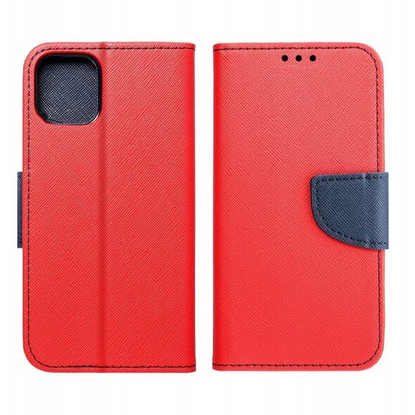 Kabura FANCY Book do SAMSUNG A36 czerwono granatowy