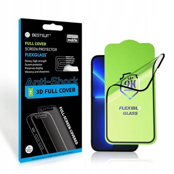 Szkło hybrydowe Bestsuit Flexible 5D Full Glue do Samsung Galaxy A26 5G czarny
