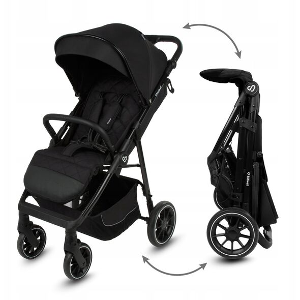 KIDWELL WÓZEK SPACEROWY ENZO BLACK 5906601700521