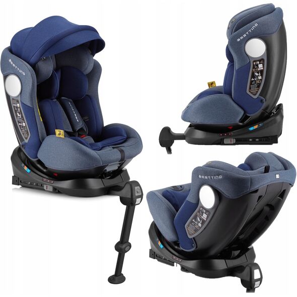 FOTELIK SAMOCHODOWY SESTTINO HEXAGON PRO BLUE I-SIZE 0-36 KG 40-150 CM
