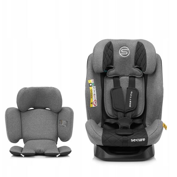 FOTELIK SAMOCHODOWY SESTTINO SECURE PRO GRAY 0-36 KG 40-150cm