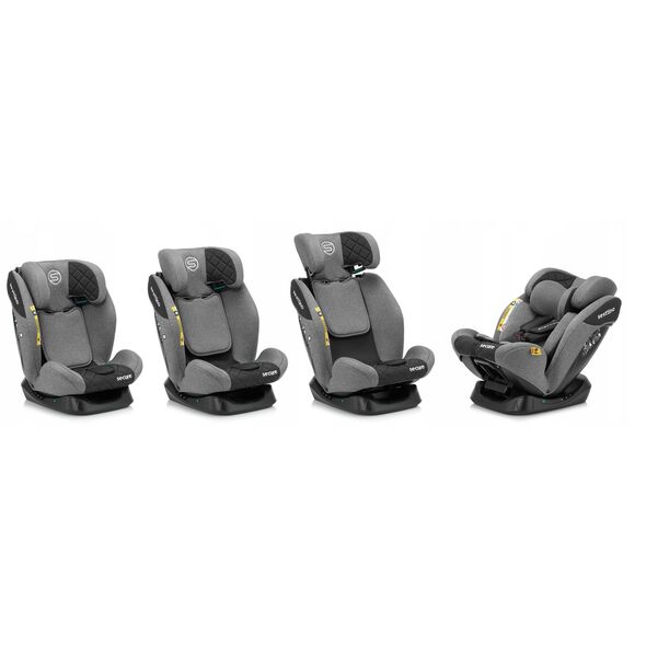 FOTELIK SAMOCHODOWY SESTTINO SECURE PRO GRAY 0-36 KG 40-150cm