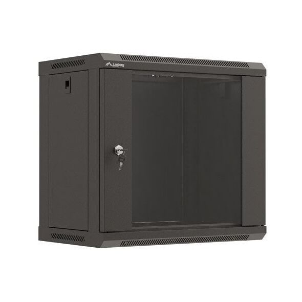 Lanberg WF03-5309-10B stojak 9U Szafa wisząca Czarny