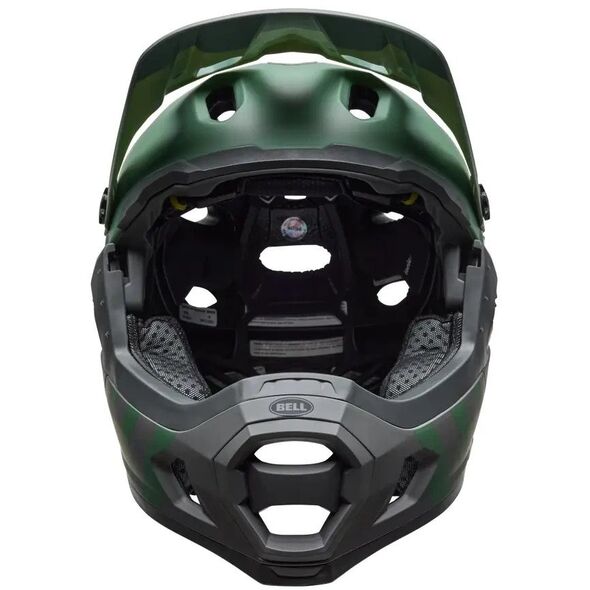 Kask full face BELL SUPER DH MIPS SPHERICAL matte green roz. M (55–59 cm) (NEW 2025)