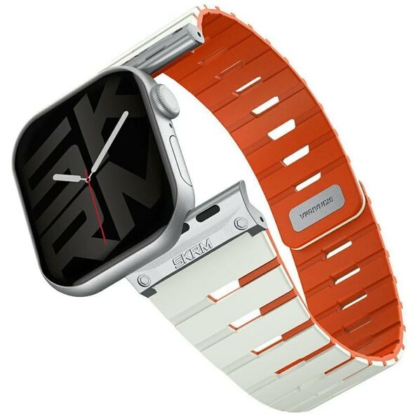 Pasek Skinarma Gemini do Apple Watch     42/41/40 mm jasnomiętowy