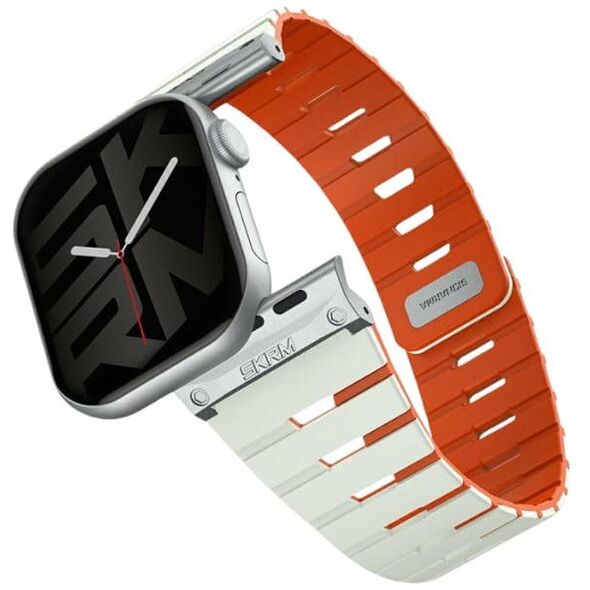 Pasek Skinarma Gemini do Apple Watch     42/41/40 mm jasnomiętowy