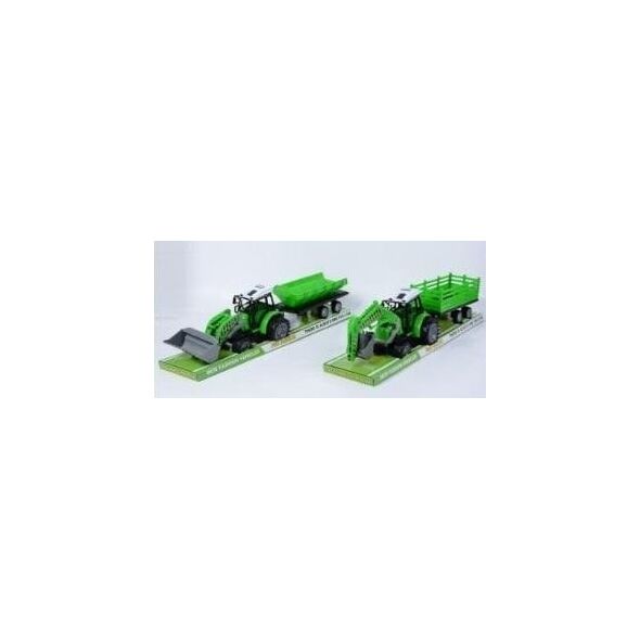 Traktor z przyczepą
