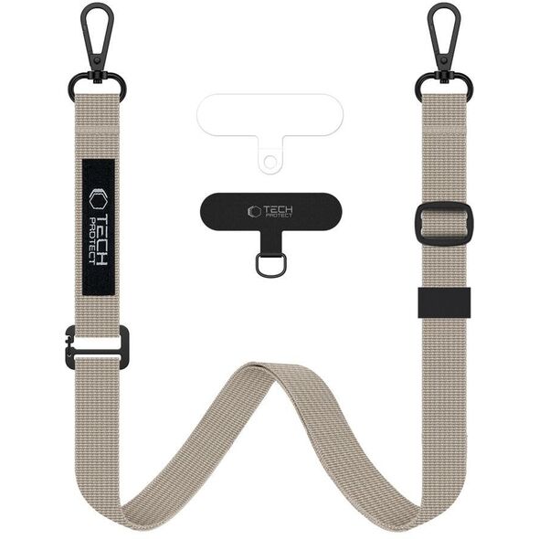 Smycz Tech-Protect C6S Rope Crossbody Cosmic Latte