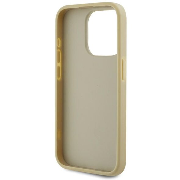 Etui Karl Lagerfeld Wrinkled Metal       Signature do iPhone 15 Pro Max złoty