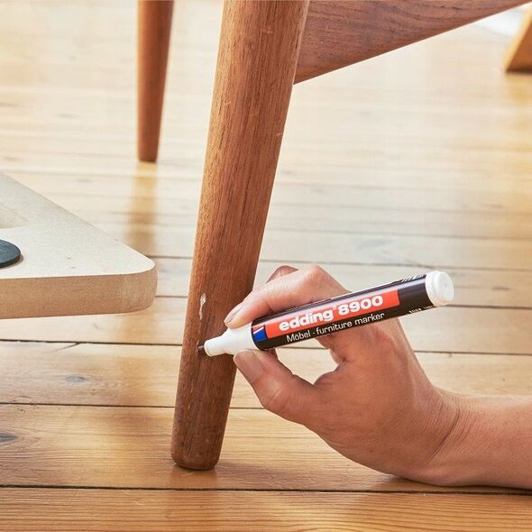 Edding 8900 Furniture Marker Mahogni / møbel rep. Pen