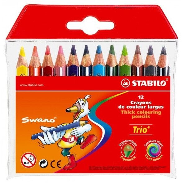STABILO Trio, Multicolour, Czech Republic, 4.2 mm, 10 mm, 127 mm, 117 mm