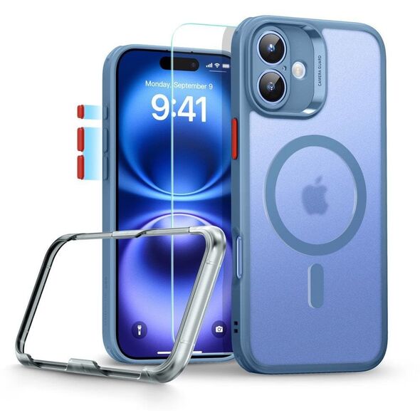 Etui ESR Classic Pro Set Halolock MagSafe na iPhone 16 - niebieskie