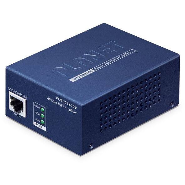 Planet Single Port PoE++ Splitter POE-173S-12V