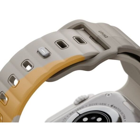 Strap UNIQ Stride De Rubber for Apple Watch 49/46/45/44mm beige