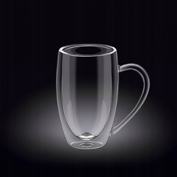 Double glass mug WILMAX, 300 ml