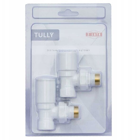 Tully zestaw regulacyjny kątowy biały TZRK/B