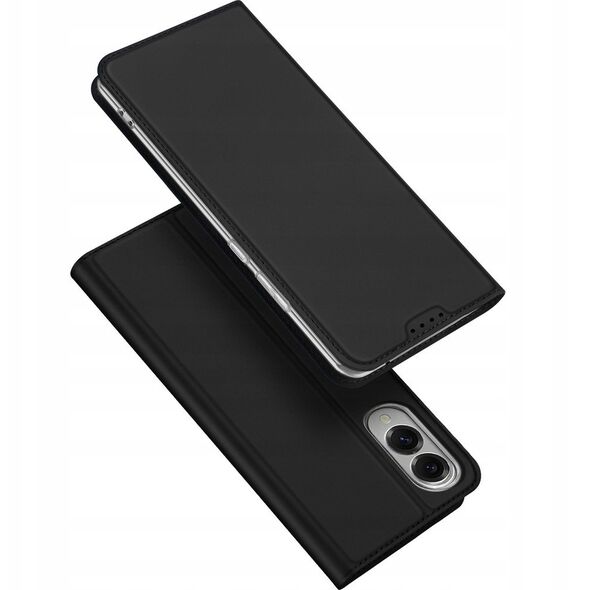 Etui Dux Ducis Skin Pro na Samsung Galaxy S25 Edge z klapką i miejscem na kartę - czarne