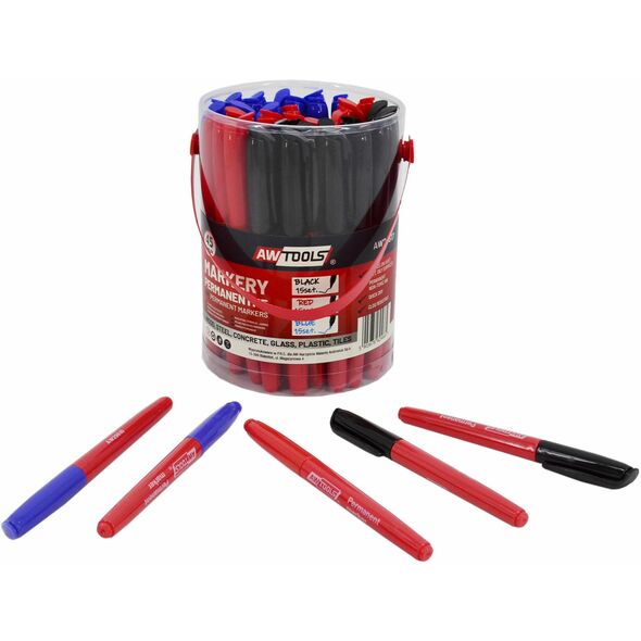AWTOOLS MARKERY CIENKIE KOLOROWE 45 szt.