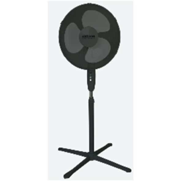 VOLTENO WENTYLATOR PODŁOGOWY CZARNY 40cm PODSTAWA KRZYŻAK