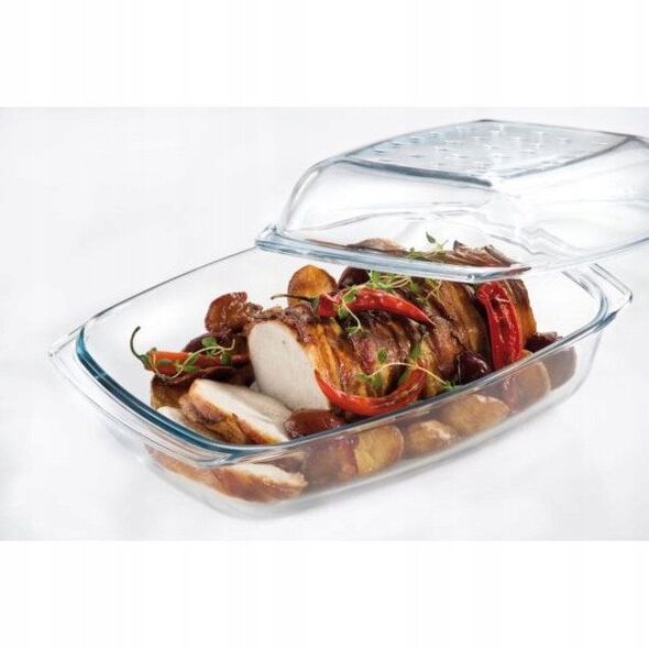 NACZYNIE ŻAROODPORNE PROSTOKATNE GRILL DROP 5,2L