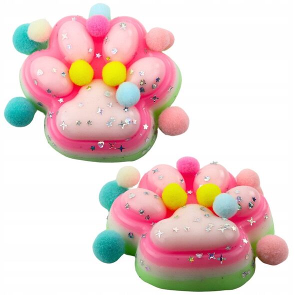 Gniotek Kocia Łapka Zabawka Antystresowa Sensoryczna Squishy MIX