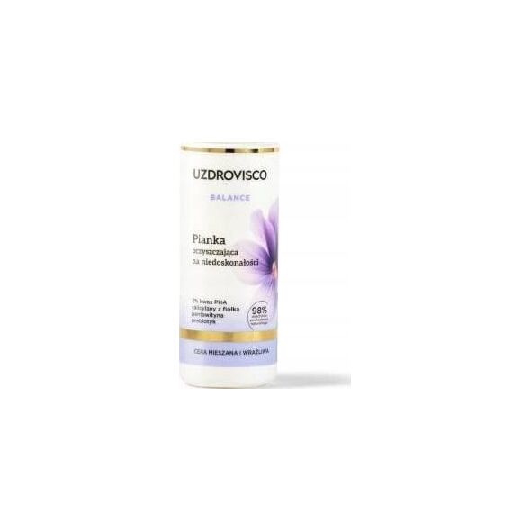 UZDROVISCO Balance pianka oczyszczająca na niedoskonałości 150ml