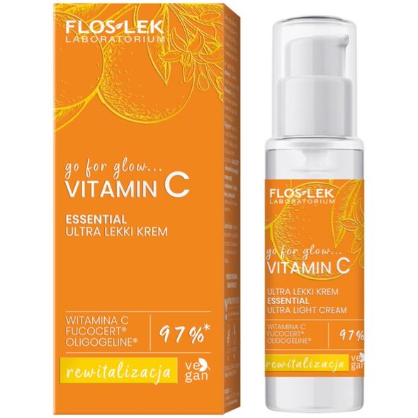Floslek Go For Glow Vitamin C Ultra lekki krem na dzień i na noc 30ml