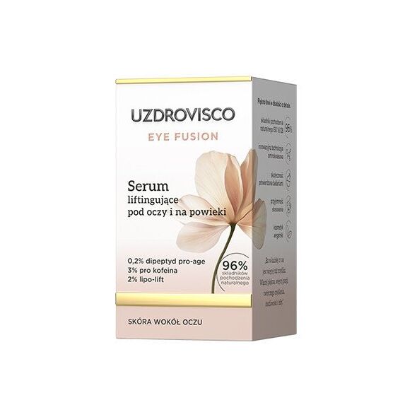 Uzdrovisco,Eye Fusion, Serum liftingujące pod oczy i na powieki, 15 ml