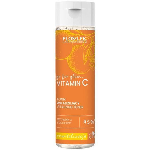 FlosLek Go For Glow Vitamin C tonik witalizujący do twarzy 200ml