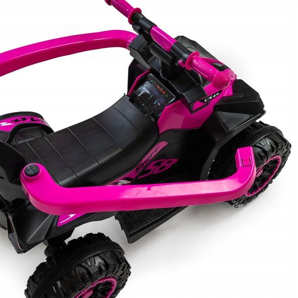 BM JEŹDZIK Z RĄCZKĄ MEGA ŻÓŁTY QUAD 8596164159217