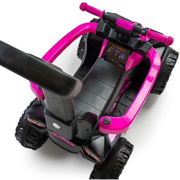 BM JEŹDZIK Z RĄCZKĄ MEGA RÓŻ QUAD 8596164148174