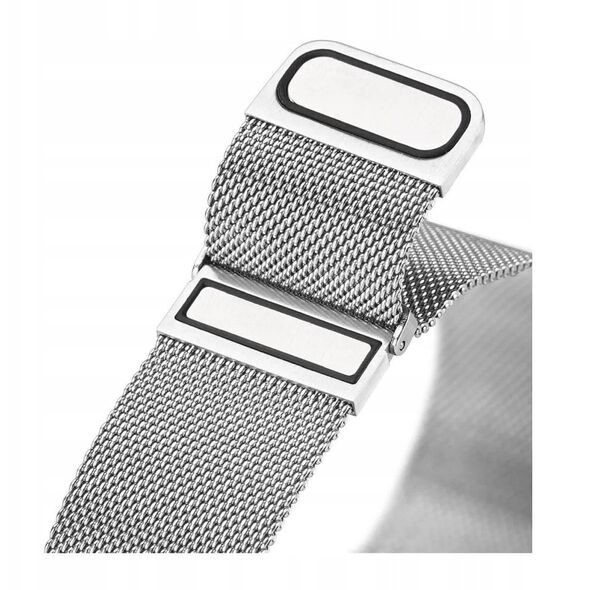 DUX DUCIS pasek MILANESE magnetyczny ze stali nierdzewnej 47 mm srebrny