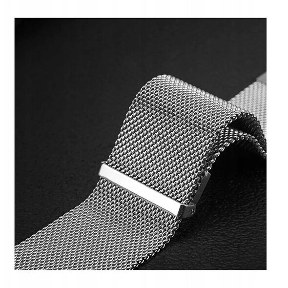 DUX DUCIS pasek MILANESE magnetyczny ze stali nierdzewnej 47 mm srebrny