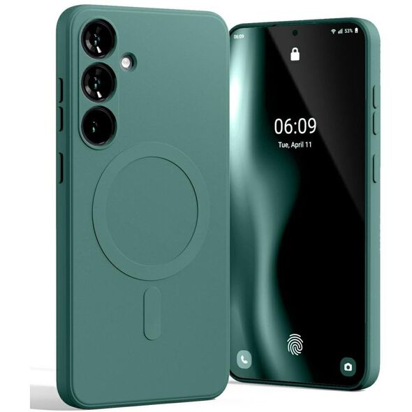 Mercury MagSafe Semi-Silicone Sam S25+   S936 zielony /green