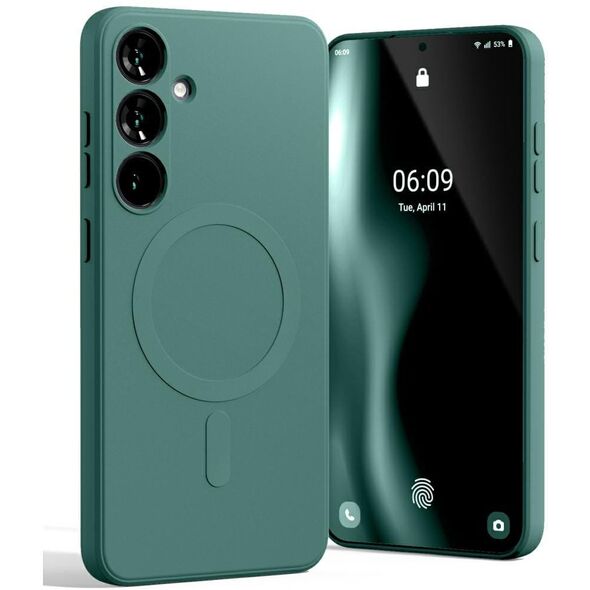 Mercury MagSafe Semi-Silicone Sam S25+   S936 zielony /green
