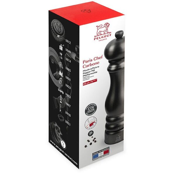 Paris Chef Młynek do pieprzu 22 cm Carbone