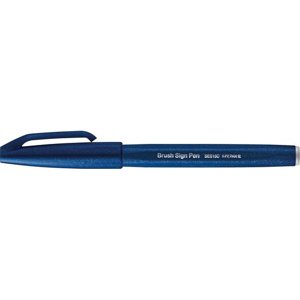 Pisak pędzelkowy Pentel Brush Sign Pen SES15C gran