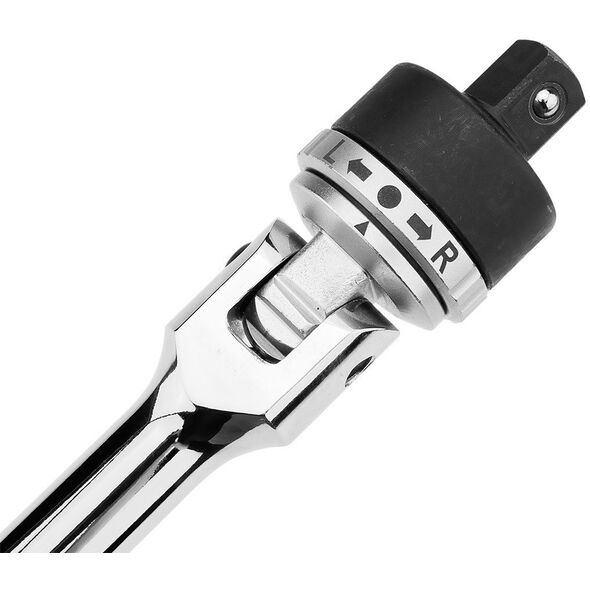 Pokrętło 1/2" z przegubem i grzechotką, 610 mm