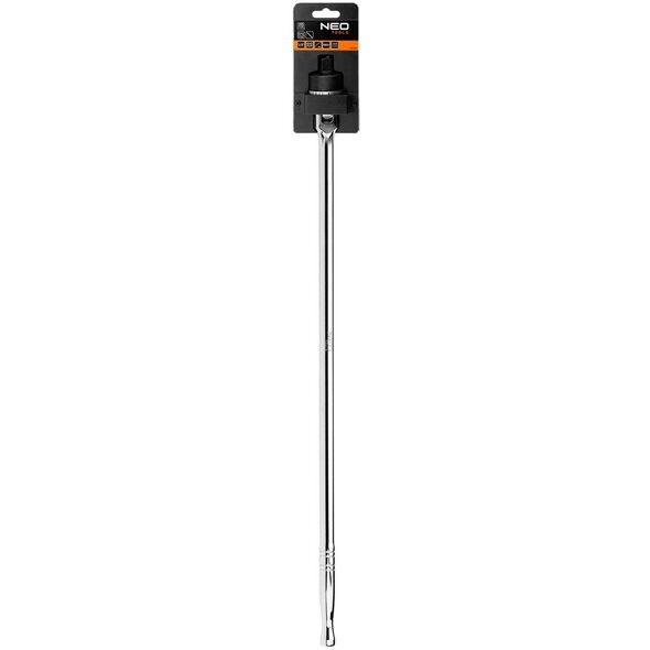 Pokrętło 1/2" z przegubem i grzechotką, 610 mm