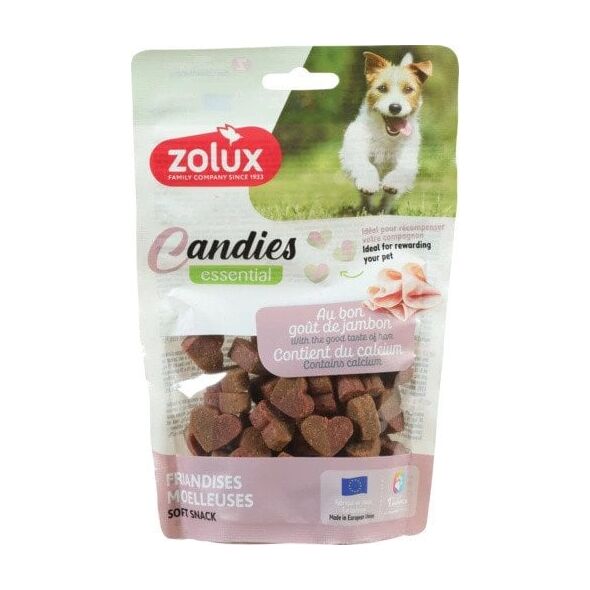 ZOLUX Miękkie przysmaki treningowe dla psa CANDIES mini serduszka 150g